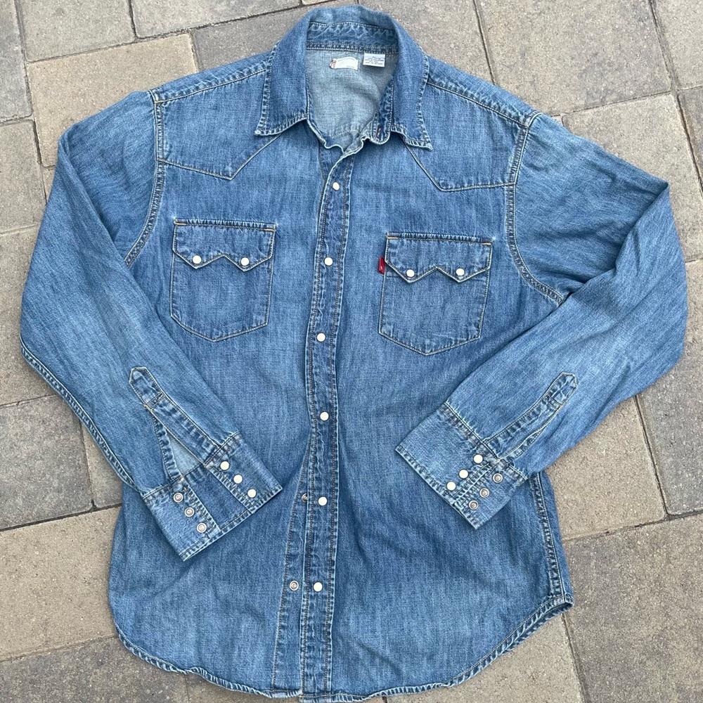Levi’s Western Blue Denim Shirt